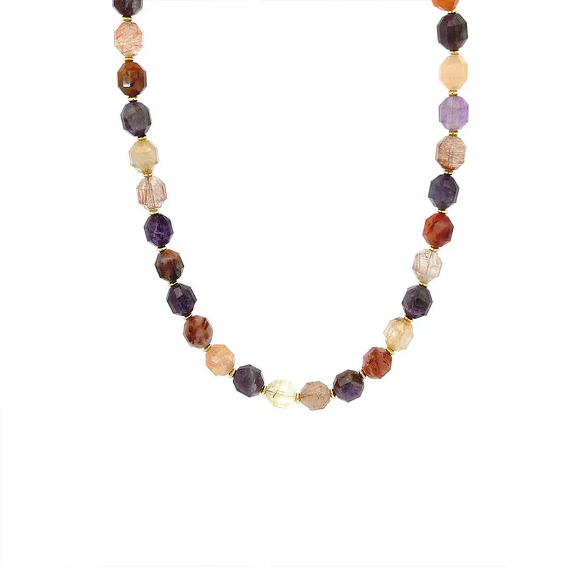 Hong Kong, Jewelry, HKD 1290,  "FALL BEAUTY" Mix Stones Necklace