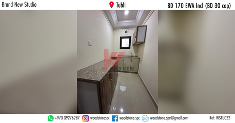 Tubli, Apartments/Houses, BHD 170/month,  Furnished,  Studio,  45 Sq. Meter,  Brand New Furnished Studio, Tubli - BD 170 Incl (BD 30 Cap) WSTU022