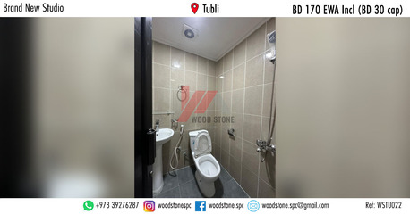 Tubli, Apartments/Houses, BHD 170/month,  Furnished,  Studio,  45 Sq. Meter,  Brand New Furnished Studio, Tubli - BD 170 Incl (BD 30 Cap) WSTU022