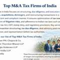 M&A Tax In India