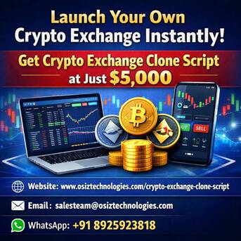 Singapore, Business, Launch Your Own Crypto Exchange Instantly - Get Crypto Exchange Clone Script At Just $5,00