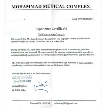 Riyadh, Job Seekers, Registered Male Nurse SCFHS MOH Licensed Holder