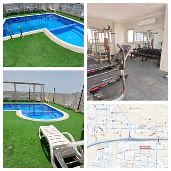 Sanabis, Apartments/Houses, BHD 390/month,  3 BR,  180 Sq. Meter,  Renovated 3 Semi-Furnished Flat For Rent - New Kitchen & New Appliances - 390 Inclusive