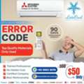 SGD 50,  Mitsubishi Aircon Error Code