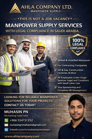 Riyadh, Manpower, Direct Manpower Supply Company In Riyadh &ndash; Skilled & Unskilled Workers
