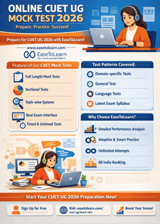 Mumbai, Education, Online CUET UG Mock Test 2026 &ndash; Practice Real Exam Pattern & Boost Scores | EaseToLearn