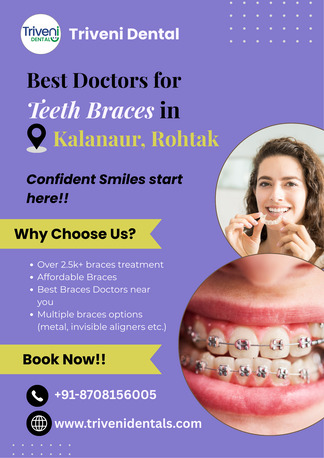 Haryana, Dental, Best Braces Treatment In Kalanaur, Rohtak | Triveni Dental
