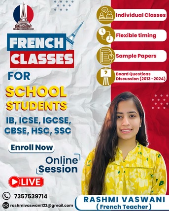 Kuwait City, Lessons Offered, Online French Classes For School Students (IGCSE | IB | CBSE)