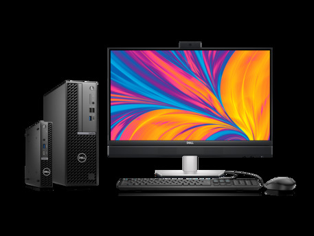  , SAR 2500,  New Dell Desktop Full Set With Keyboard And Mouse (Delivery & Installation Set Up Free), 1