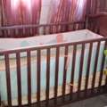 SAR 300,  Baby Wooden Bed & Mattress For Sale