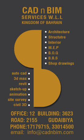 Manama, Construction, CAD,BIM,3D Visualization, BOQ, All Techincal Drawings