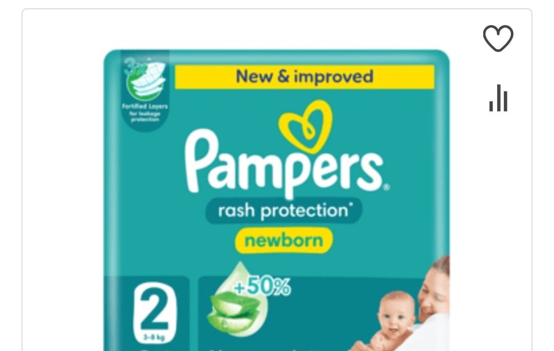Jeddah, Baby & Kid Stuff, SAR 70,  Size 2 Pamper. 84 Count Pamper Pack.