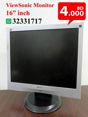 Manama, Computers, BHD 4,  16" Inch ViewSonic Monitor