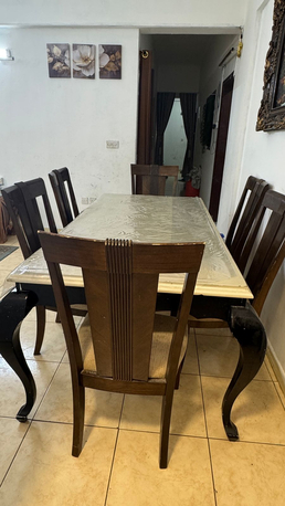 Hara, Furniture, SAR 350,  6 Chair Dining Table