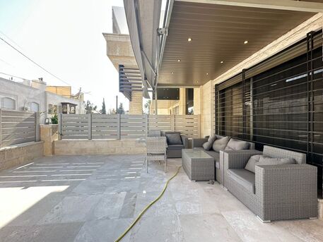 Amman, Apartments/Houses, JOD 30000/year,  Furnished,  4 BR,  300 Sq. Meter,  Modern Ground Floor Apartment For Rent In Um Uthainah