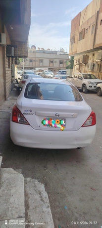 Umm Al Hamam, Vehicles, Cars & Trucks , SAR 16500,  Nissan Sunny,  2013,  Automatic,  41 KM,  Car For Sale   White