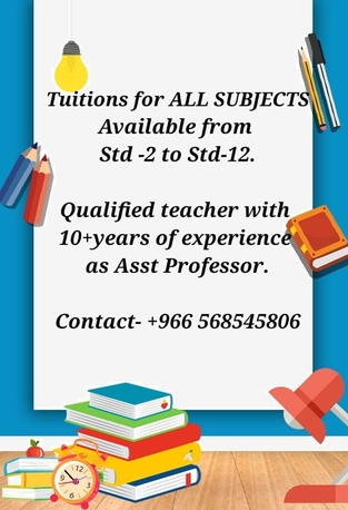 Khobar, Lessons Offered, Experienced Tutoring Available