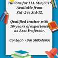 Experienced Tutoring Available