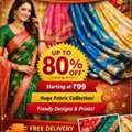 Premium Saree & Dupatta Fabrics At Surplus Prices | Starting ₹99 | Free Delivery