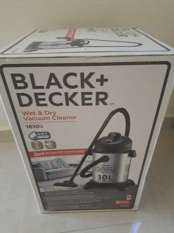 Al Rawdah, Appliances, SAR 250,  (NEW-UNUSED) BLACK+DECKER  Stainless Steel Vacuum Cleaner With Wet And Dry Function 30 L