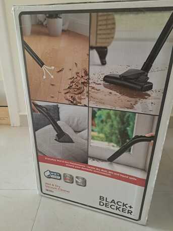 Al Rawdah, Appliances, SAR 250,  (NEW-UNUSED) BLACK+DECKER  Stainless Steel Vacuum Cleaner With Wet And Dry Function 30 L