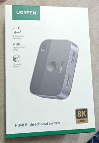 Riyadh, Electronics, SAR 80,  HDMI Adapter 2 Pc To 1 Monitor And Vice Versa