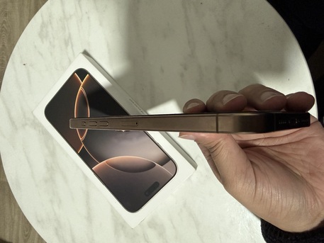 Riyadh, Mobile Phones, SAR 3800,  IPhone 16 Pro Max - Stunning Desert Titanium (Gold)