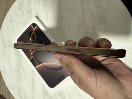 Riyadh, Mobile Phones, SAR 3800,  IPhone 16 Pro Max - Stunning Desert Titanium (Gold)