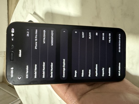 Riyadh, Mobile Phones, SAR 3800,  IPhone 16 Pro Max - Stunning Desert Titanium (Gold)