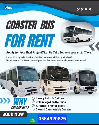 Riyadh, Passenger Transport, Coaster And Hiace  For Rent