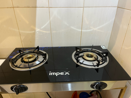 Dammam, Appliances, SAR 125,  Gas Stove Two Burner Type Impex Make With Valid Warranty
