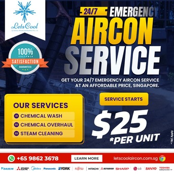 Singapore, Air Conditioning, 24 Hour Aircon Service