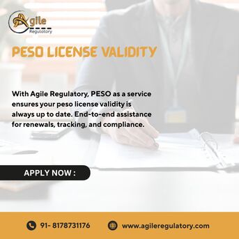 Noida, Financial, PESO Services & License Validity Assistance By Agile Regulatory
