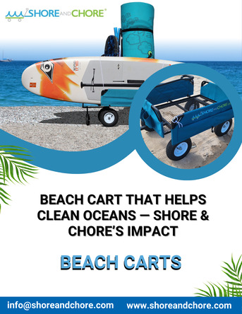 New York, Sporting Goods, USD 480,  Beach Cart That Helps Clean Oceans &mdash; Shore & Chore&rsquo;s Impact