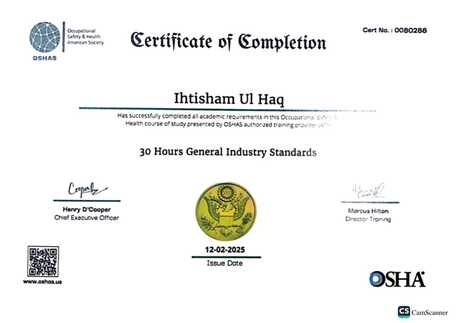 Riyadh, Job Seekers, Immediately Available To Join SAFETY OFFICER | HSE OFFICER