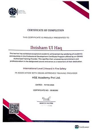 Riyadh, Job Seekers, Immediately Available To Join SAFETY OFFICER | HSE OFFICER