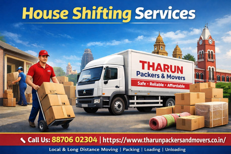 Chennai, Cargo, House Shifting Services In KK Nagar | Affordable Movers In Mount Road &ndash; Tharun Packers And