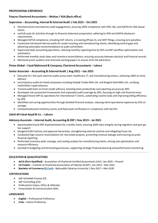 Riyadh, Job Seekers, مدقق حسابات خارجي