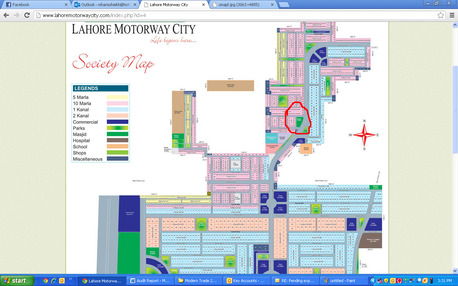 Lahore, Residential Plots, PKR 4500000,  252 Sq. Meter,  10 Marla Residential Plot For Sale &ndash; Lahore Motorway City (Block U)