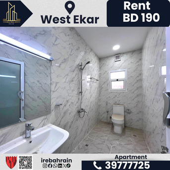 Sitra, Apartments/Houses, BHD 190/month,  2 BR,  Brand New 3 BHK Family Apartment For Rent &ndash; West Eker &ndash; BD 190/-