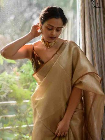 New Delhi, Clothing & Accessories, INR 2400,  Elegant Tissue Silk Saree Collection