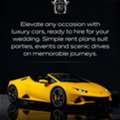 Elite Sports Car Hire For Events And Weddings