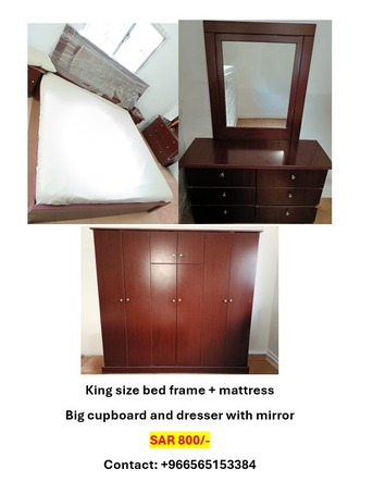 Riyadh, Furniture, SAR 4000,  Fridge, Washing Machine, Caboard,cart, Ac