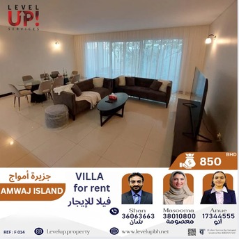 Amwaj Islands, Apartments/Houses, BHD 850/month,  5 BR,  GOOD VILLA FOR RENT LOCATION AMWAJ ISLAND REF NO  F 014