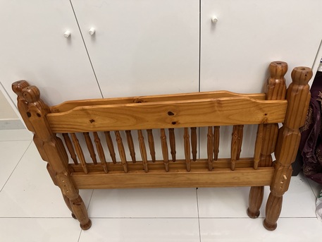 Manama, Household Items, BHD 25,  Single Wooden Bed And Mattress