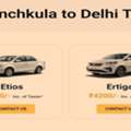 Book Reliable Panchkula To Delhi Taxi Service At Best Price