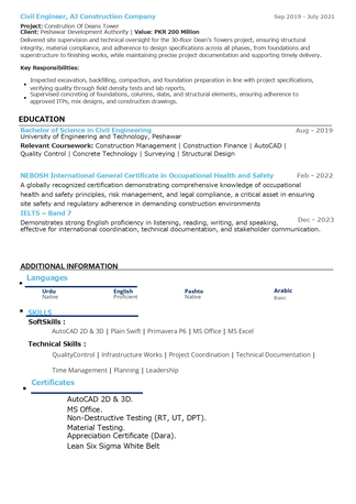 Riyadh, Job Seekers, Civil Site Engineer | QC Civil Engineer | 6 Years Experience | PEC Registered