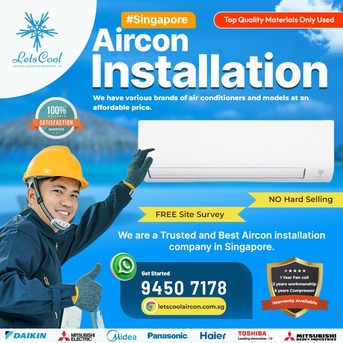 Singapore, Air Conditioners, SGD 999,  Aircon Installation Singapore