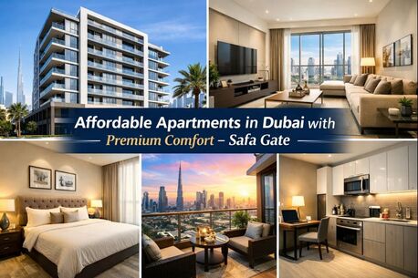 Dubai, Commercial Villas, Affordable Apartments In Dubai Safa Gate Short Term Rentals Description