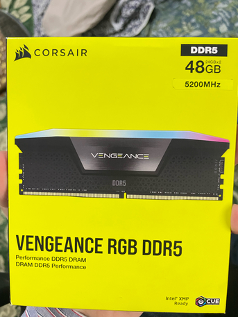 Dammam, Computers, SAR 2000,  Ram CORSAIR VENGEANCE RGB DDR5 48GB Intel Xpm 5200